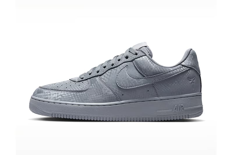 Kobe Bryant × Nike Air Force 1 Low「Cool Grey」鞋款官方近赏